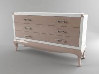 Комод с ящиками Латте Глянец