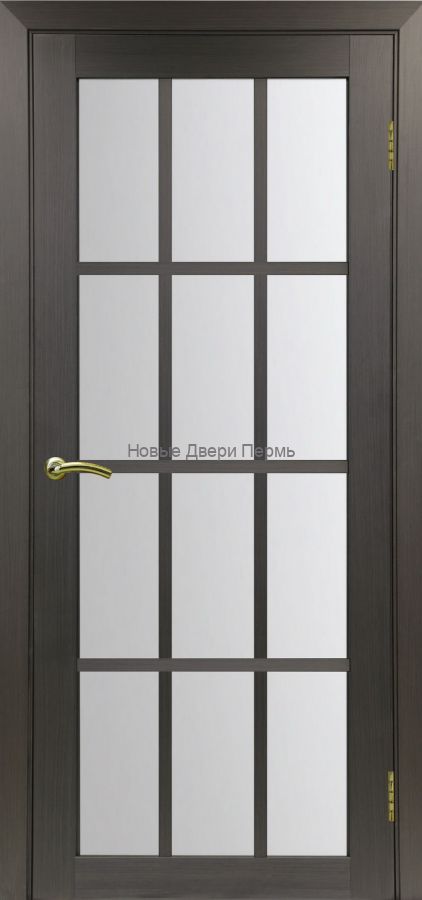 "Турин 542" Межкомнатная дверь со стеклом английская решетка