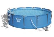 Каркасный бассейн 366 х 100 см Steel Pro Max Frame Pool BestWay 56418, фильтрующий насос, лестница