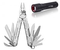 Набор мультитул Rebar + фонарь LED Lenser P7.2 Leatherman 1205