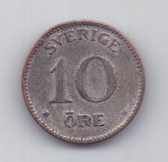 10 эре 1911 года Швеция