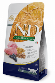 N&D Low Grain Cat Lamb & Blueberry Adult (ягненок+черника для взрослых кошек)