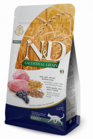 N&D Low Grain Cat Lamb & Blueberry Adult (ягненок+черника для взрослых кошек)