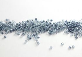 Бисер чешский 48035 прозрачный серо-голубой блестящий Preciosa 1 сорт купить оптом