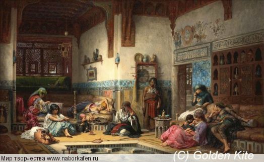 1737 The Nubian Story Teller in the Harem