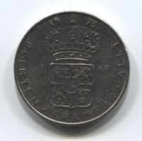 1 крона 1973 года Швеция