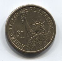 1 доллар 2008 года США, 5-й президент Джеймс Монро