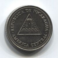 50 сентаво 1997 года Никарагуа