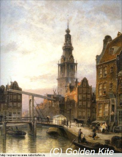 1747 The Zuider Kerk at Dusk