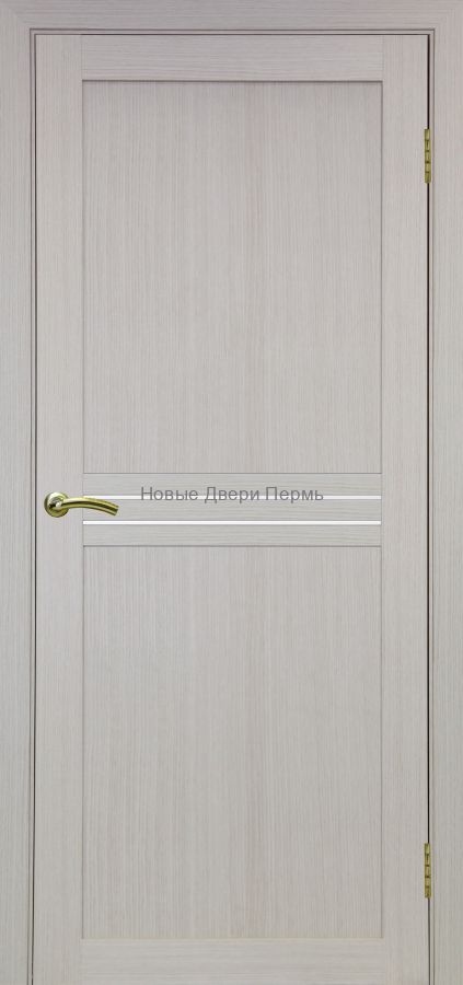 "Турин 552" Межкомнатная дверь с матовым стеклом экошпон