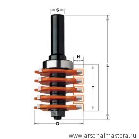 Фреза концевая сращивания D 47,6 S 12 CMT 900.616.11