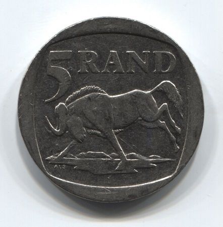 5 рандов 1998 года ЮАР