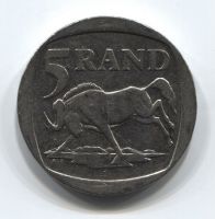 5 рандов 1998 года ЮАР