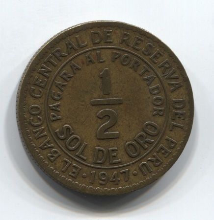 1/2 соля 1947 года Перу