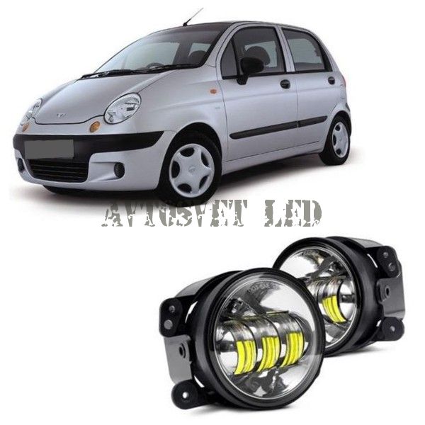 Противотуманные светодиодные фары ASF4-30W flood на Daewoo Matiz