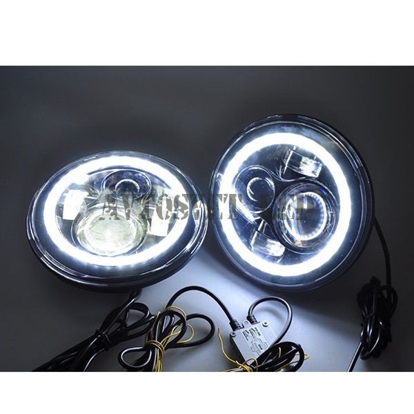 Светодиодные фары 7 дюймов ASG-65W CHROME