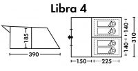 Палатка туристическая 4 местная FHM Libra 4 фото7