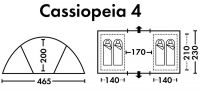 Палатка кемпинговая 4 местная FHM Cassiopeia 4 фото7