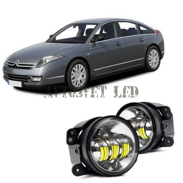 Противотуманные светодиодные фары ASF4-30 Watt flood на CITROEN C6