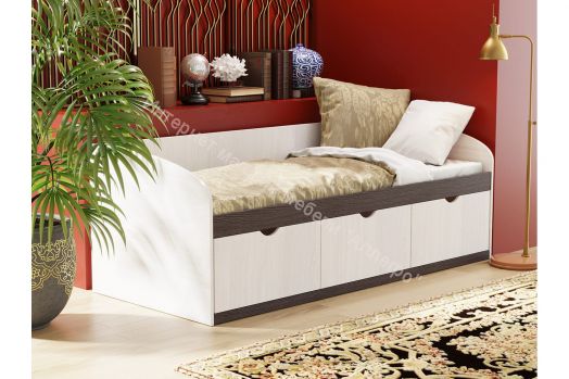 Кровать "Фант-8" с 3 -мя ящиками ЛДСП