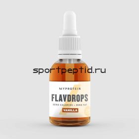 Вкусовая жидкая добавка 50 мл. (ваниль). Myprotein