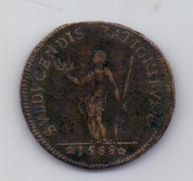 медаль 1588 года Франция
