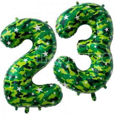 Шары цифры " 23 февраля "