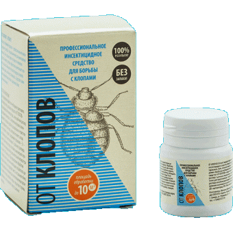 ОТ КЛОПОВ, 5 гр в коробке ОКП5к