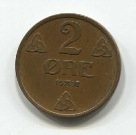 2 эре 1937 года Норвегия