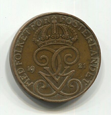 5 эре 1921 года Швеция