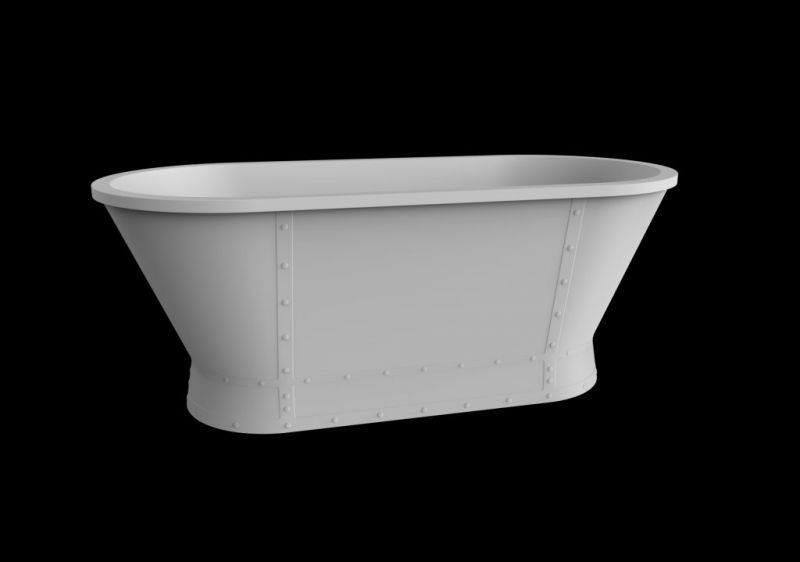 Ванна акриловая отдельностоящая BELBAGNO 170x80 BB35