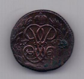 деньга 1760 года XF