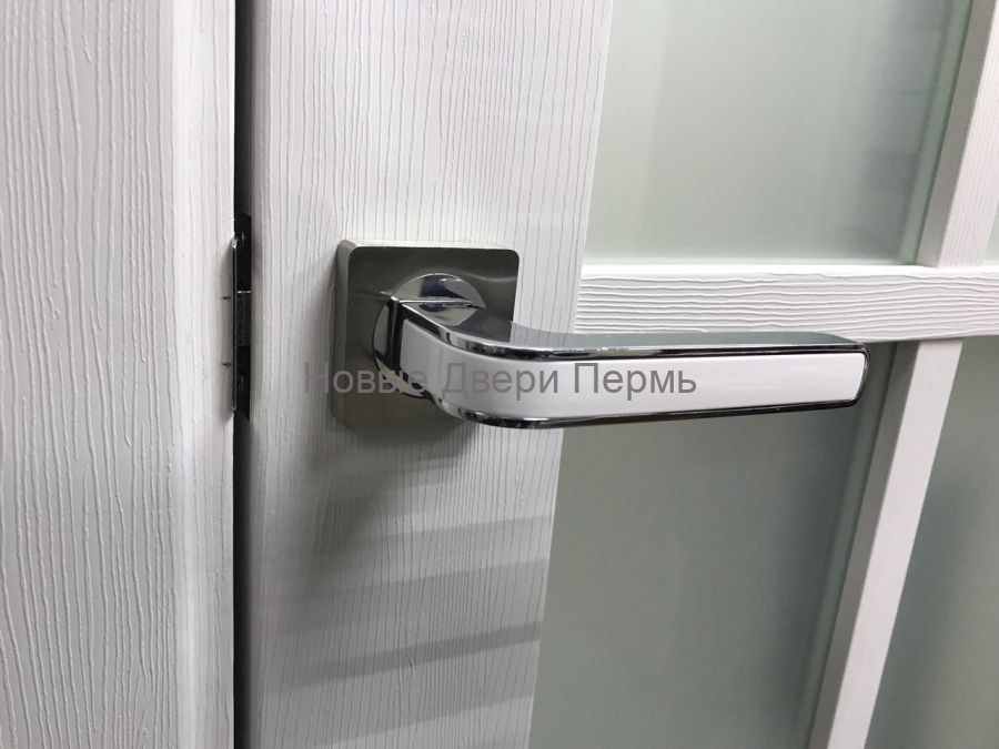Ручки дверные S-Locked A-115 CP/white