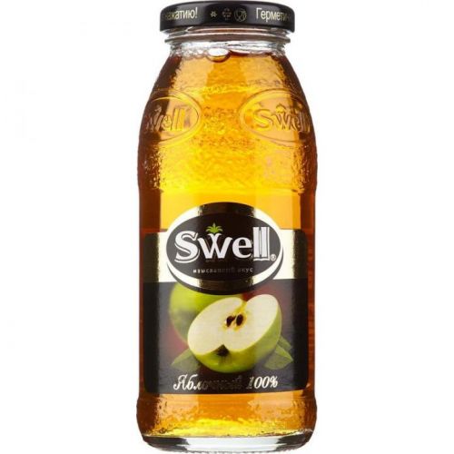 Соки SWELL яблока 0,25 л, шт