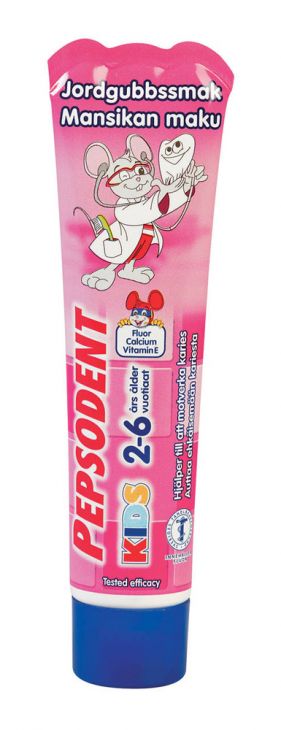 Зубная паста для детей 2-6 лет PEPSODENT KIDS 50 мл