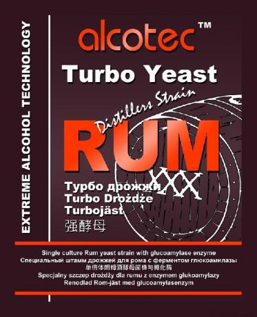 Спиртовые Турбо Дрожжи Alcotec Rum 73 гр