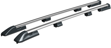 Рейлинги на Volkswagen Multivan/Caravelle/California/ Transporter(2003- ) Normal серые