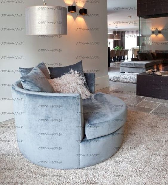 Кровать круглая Амстердам Mini 1064 (б/о)