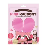 Secret Key Гидрогелевые патчи для глаз и щек Pink Racoony Hydro-Gel Eye & Cheek Patch, 3 пары