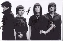 Автографы: Ladytron. Мира Аройо, Хелен Марни, Рубен Ву, Дэниел Хант