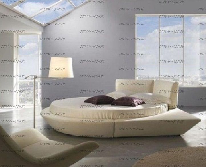 Кровать круглая Амстердам 1086 б/о