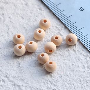 Набор украшений для куклы, 10 шт. Шарики деревянные 6мм