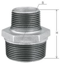 Ниппель переходный 3/8"х1/4" – 3"х2 1/2"