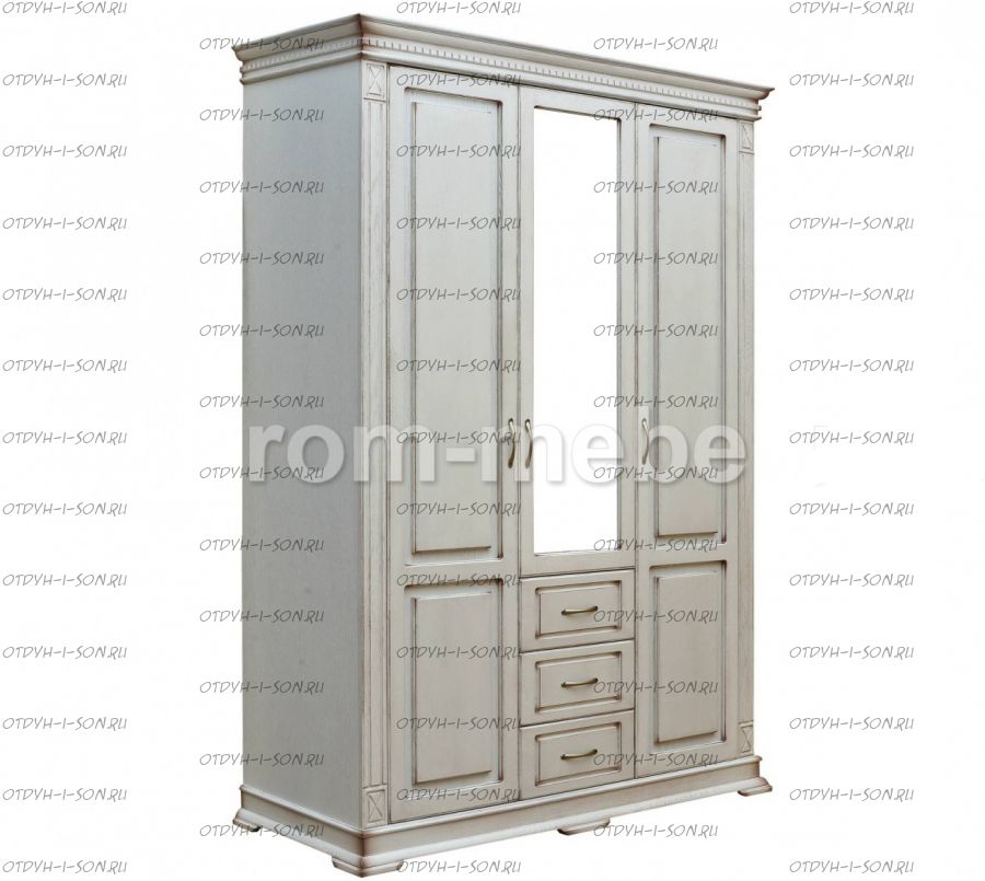 Шкаф 3-дверный Флоренция