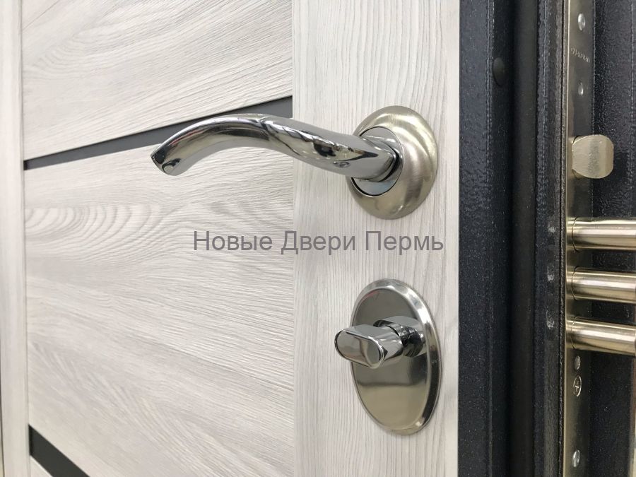 TRUST MASS MP Антрацит букле Ясень ривьера айс стальная дверь