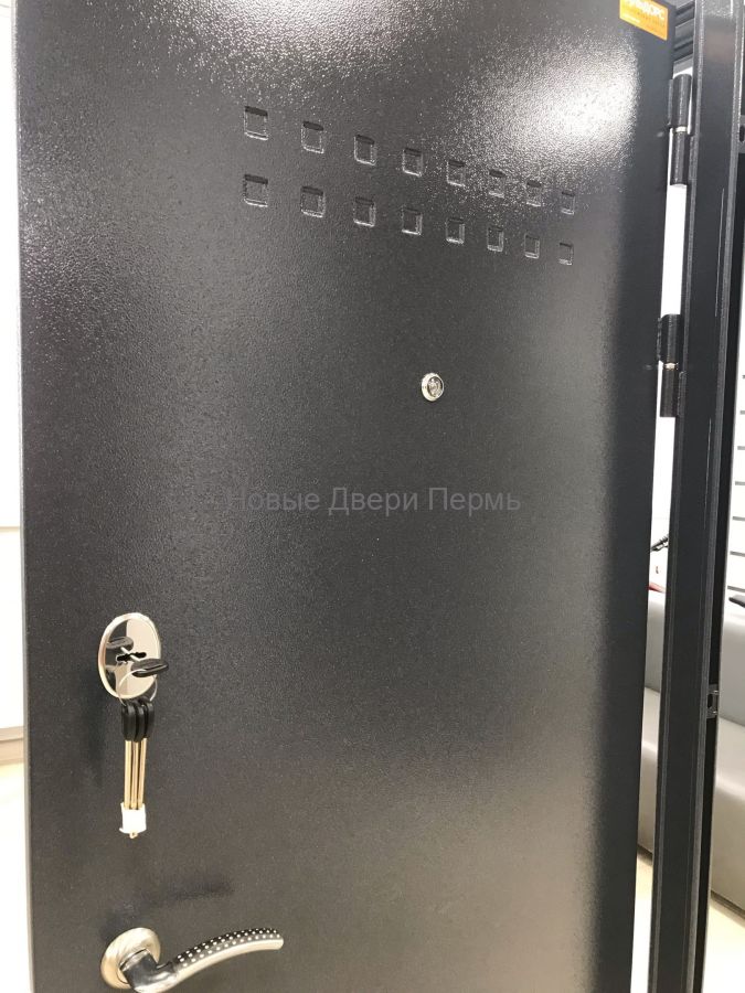 TRUST MASS MP Антрацит букле Ясень ривьера айс стальная дверь