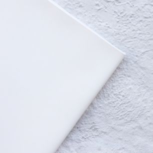 Кожзам для кукольных ботиночек - Белый 21х28 см