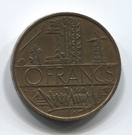 10 франков 1979 года Франция