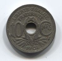 10 сантимов 1931 года Франция