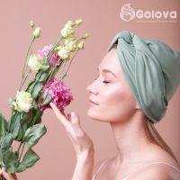 Модель "Одри" головной убор фисташковый